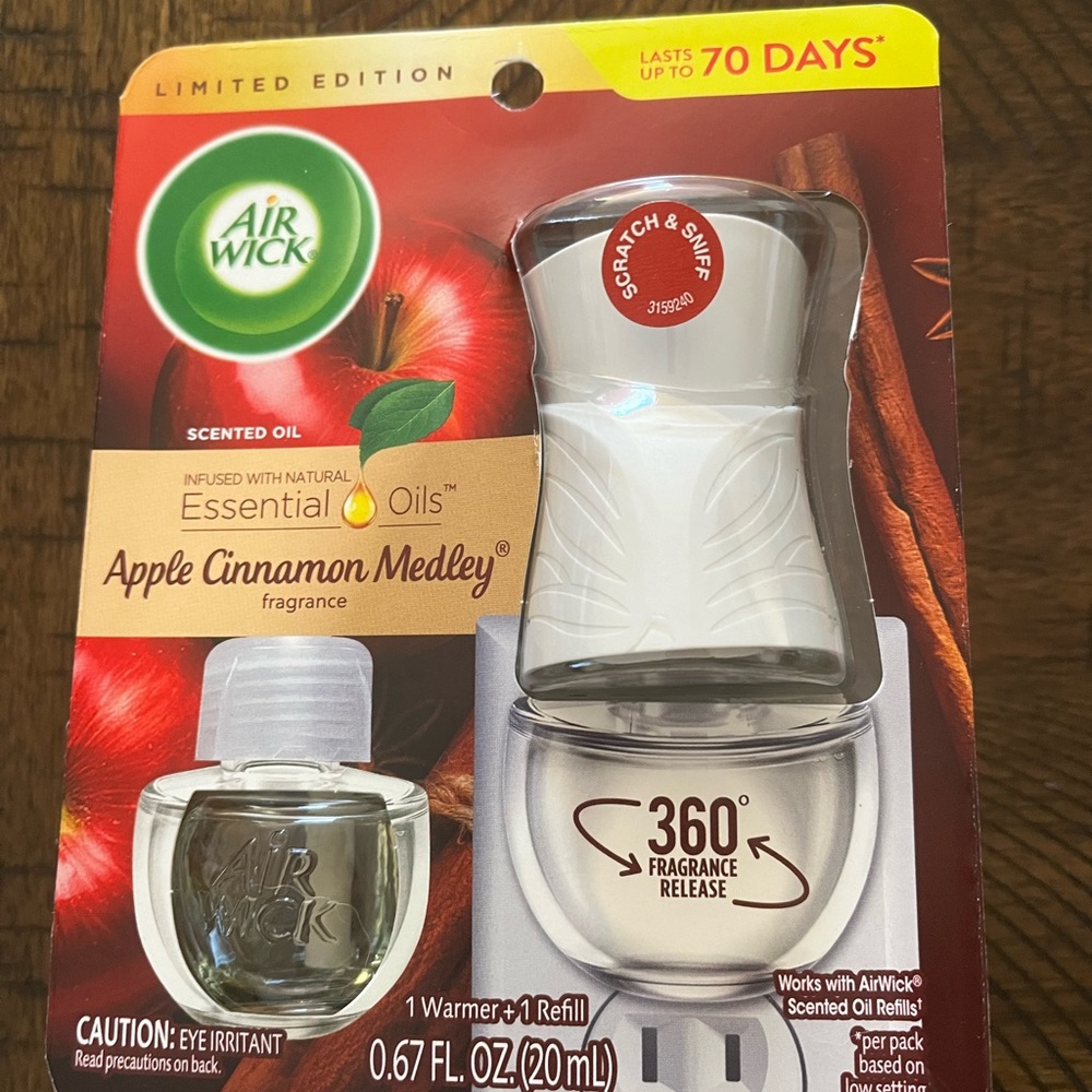 Air Wick Apple Cinnamon Medley Scented Oil Warmer